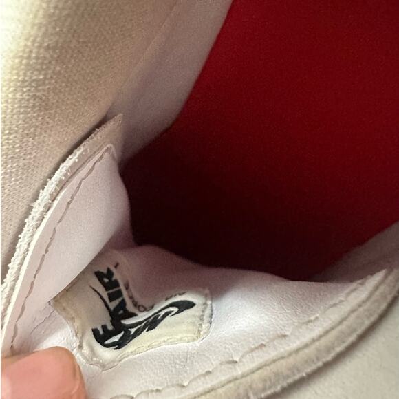 Nike Air Force 1 Low White Leather Sneakers Women’s Size 8 - Picture 11 of 12